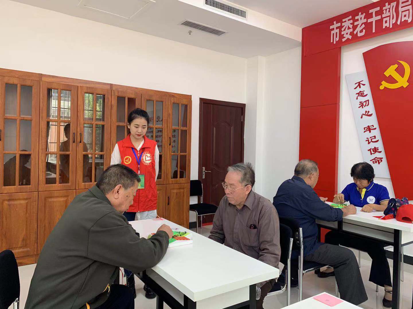 图为志愿服务现场
